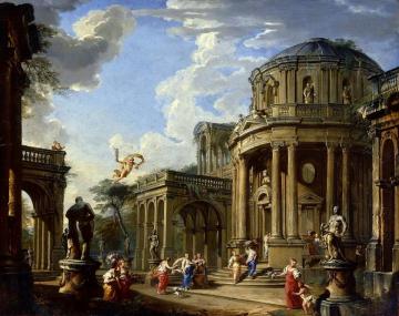 Hermes Appears To Calypso Artwork by Giovanni Paolo Pannini