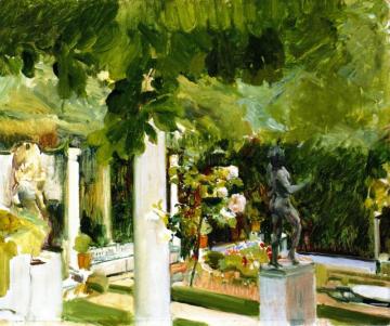 Garden of the Sorolla House Artwork by Joaquin Sorolla y Bastida