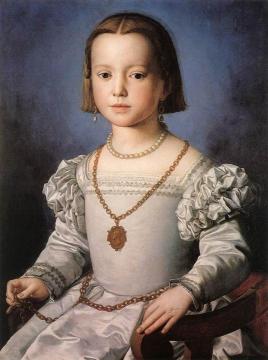 Bia, The Illegitimate Daughter of Cosimo I de' Medici Artwork by Agnolo Bronzino