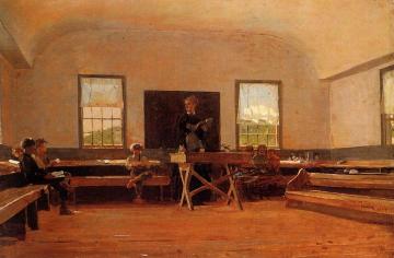 Country School Artwork by Winslow Homer