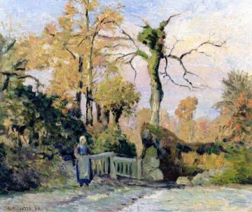 Landscape in Autumn Artwork by Camille Pissarro