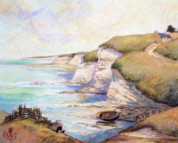Cliffs in Brittany Artwork by Claude-Emil Schuffenecker