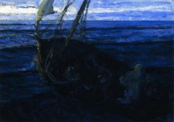 Christ And His Desciples On The Sea Of Galilee Artwork by Henry Ossawa Tanner