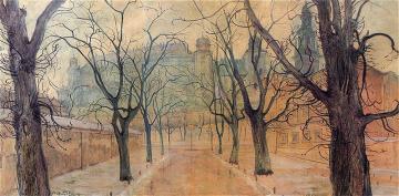 Park At Dawn Artwork by Stanislaw Wyspianski