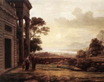 The Expulsion of Hagar Artwork by Claude Lorrain