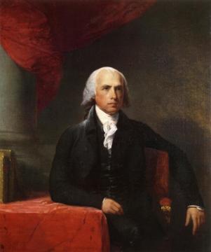 James Madison Artwork by Gilbert Stuart