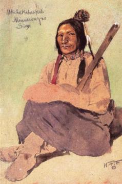 Ukchekehaskan Minneconjue Sioux Artwork by Henry F. Farny