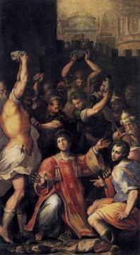 Martyrdom Of Saint Stephen Artwork by Giorgio Vasari