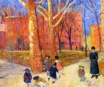29 Washington Square Artwork by William James Glackens