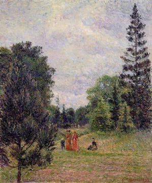 Kew Gardens, Crossroads near the Pond Artwork by Camille Pissarro