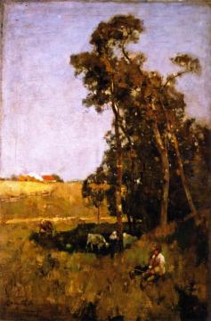 Noon-day Artwork by Edward Arthur Walton