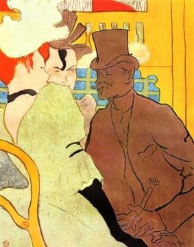 The Englishman At The Moulin Rouge Artwork by Henri de Toulouse-Lautrec