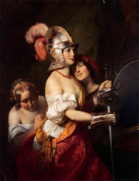 In The Theatre Dressing Room Artwork by Friedrich von Amerling
