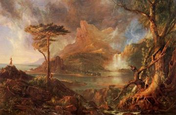 A Wild Scene Artwork by Thomas Cole
