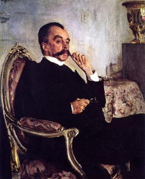 Portrait Of Prince Vladimir Mikhailovich Golitsyn Artwork by Valentin Serov