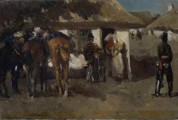 Inkwartiering Artwork by George Heidrik Breitner