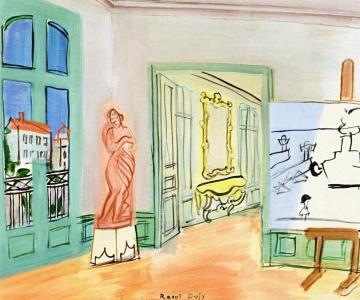 The Artist's Studio Artwork by Raoul Dufy