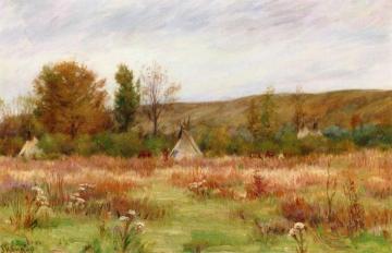 Crow Reservation, Montana Artwork by Joseph Henry Sharp