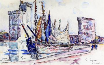 La Rochelle Artwork by Paul Signac