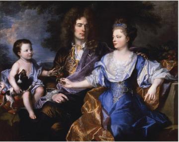 Portrait Of The Léonard Family Artwork by Hyacinthe Rigaud