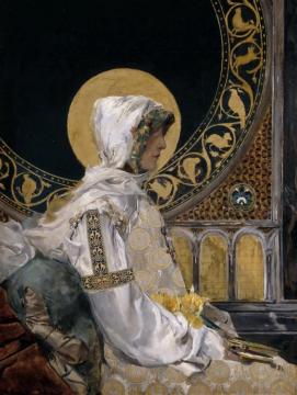 Praying Saint Artwork by Joaquin Sorolla y Bastida