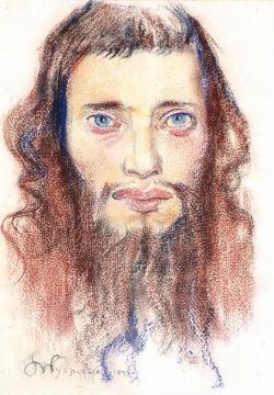 Head Of A Jew Artwork by Stanislaw Wyspianski