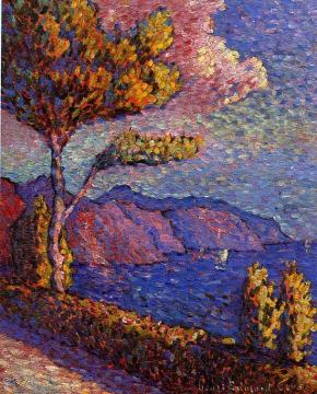The Canal near St. Tropez Artwork by Henri Edmond Cross