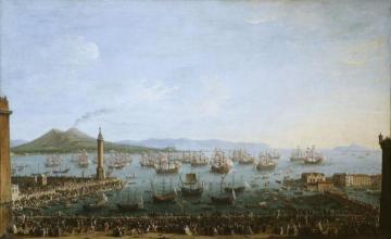 Arrival Of Charles Iii In Naples Artwork by Antonio Joli