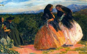 Costumbres valencianas Artwork by Jose Mongrell Torrent