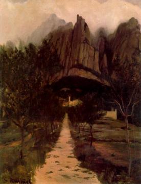 Monserrat Artwork by Santiago Rusiñol Prats