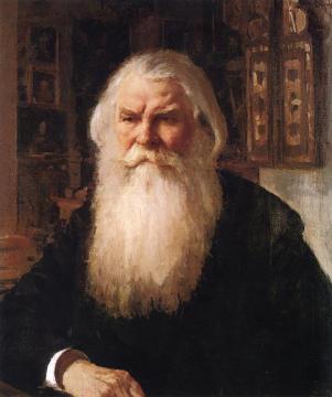 Portrait of Ivan Zabelin Artwork by Valentin Serov