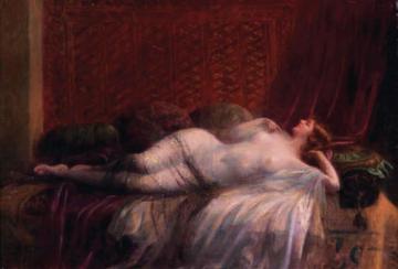 Reclining Odalisque Artwork by Delphin Enjolras
