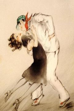 Tango Artwork by Louis Icart