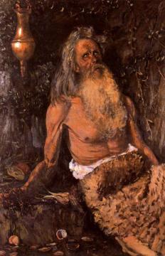 El Anacoreta Artwork by Antonio Muñoz Degrain