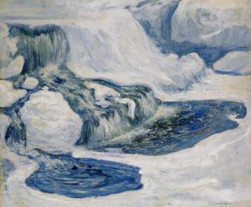 Falls In January Artwork by John Twachtman
