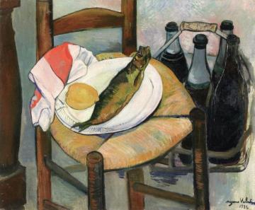 Still Life With Herring Artwork by Suzanne Valadon