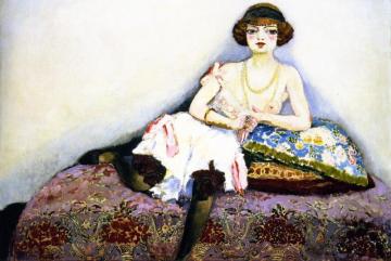 Seated Woman Artwork by Kees Van Dongen