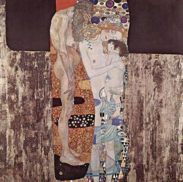 The Three Ages of Woman Artwork by Gustav Klimt