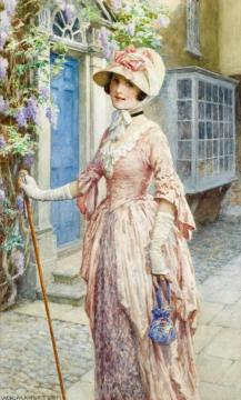 A Lady of Quality Artwork by William Henry Margetson