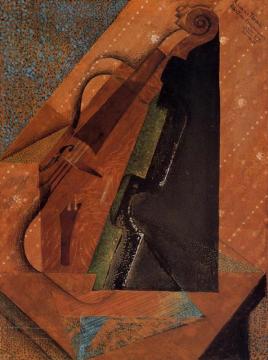 The Violin Artwork by Juan Gris