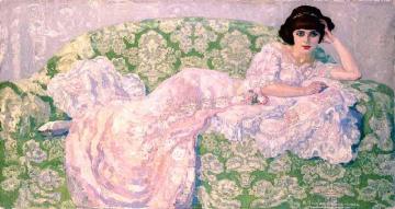 La Gata Rosa Artwork by Hermen Anglada Camarasa