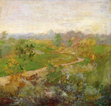 Road Over The Hill Artwork by John Twachtman