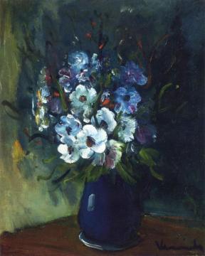 Vase Of Flowers Artwork by Maurice De Vlaminck