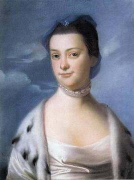 Mrs. William Turner (ann Dumaresq) Artwork by John Singleton Copley
