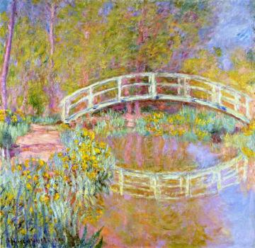 The Bridge in Monet's Garden Artwork by Claude Oscar Monet