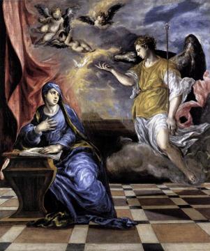 The Annunciation Artwork by El Greco