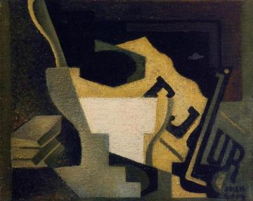 Still Life With Newspaper Artwork by Juan Gris