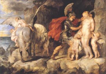 Perseus Freeing Andromeda Artwork by Peter Paul Rubens