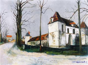 The Château des Mesnuls Artwork by Maurice Utrillo