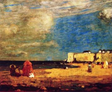 The Beach, Saint-Malo Artwork by James Wilson Morrice